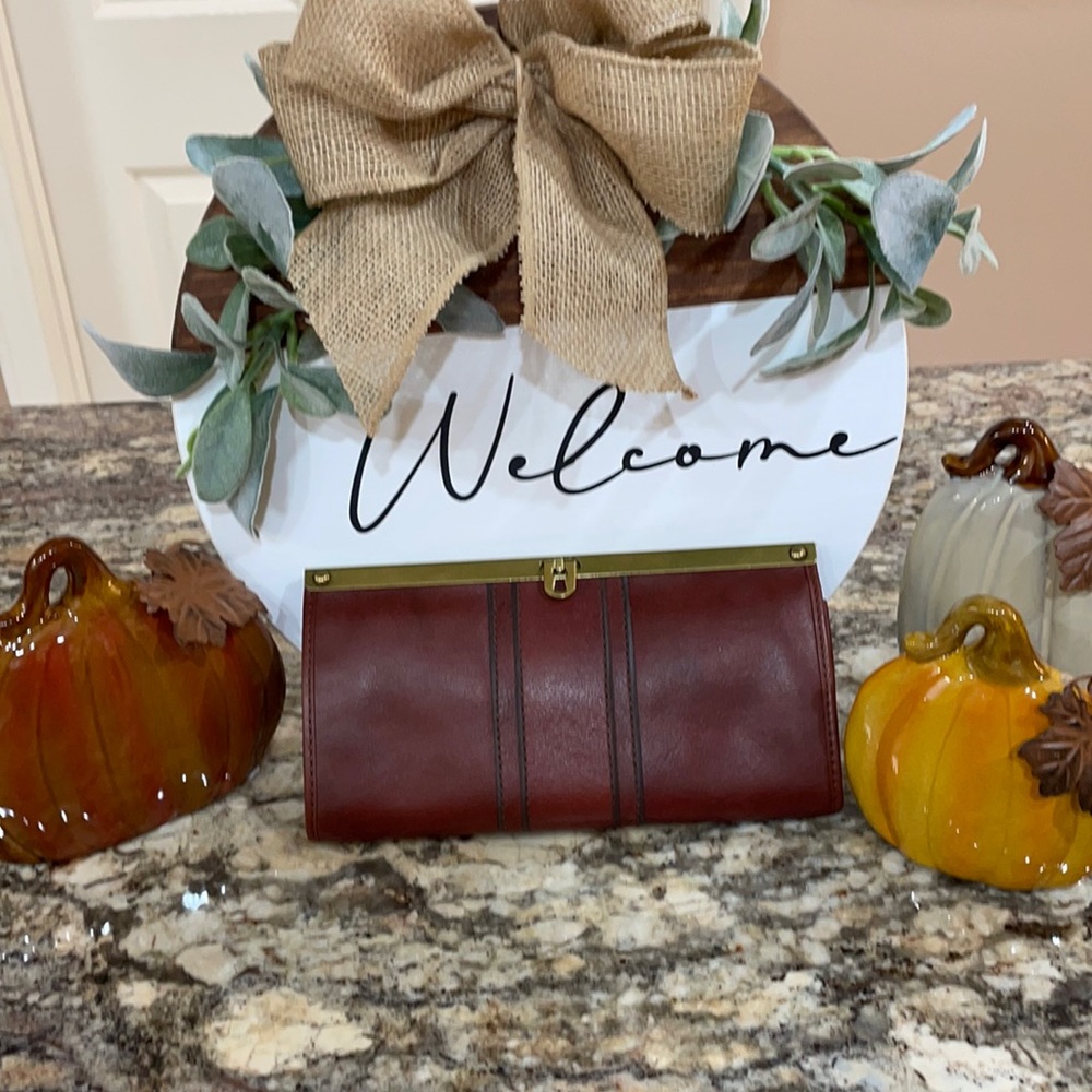 Fossil Clutch Russet Brown Wallet
